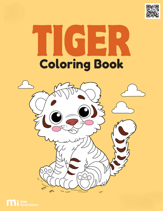 Tiger Coloring Book